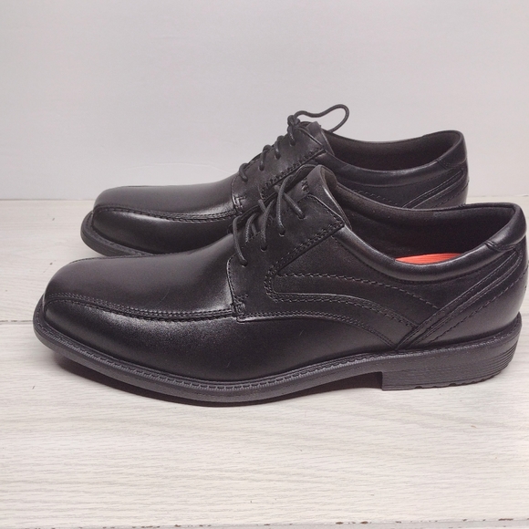 Rockport Men\'s Shoe\'s Leader Whitner Bike Toe Oxfords in Black 11.5 NEW
